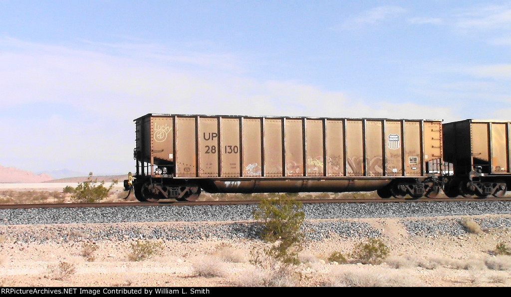 EB Unit Empty Open Hopper Frt at Erie NV -94